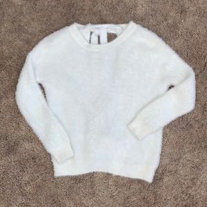 Oversized fuzzy sweater